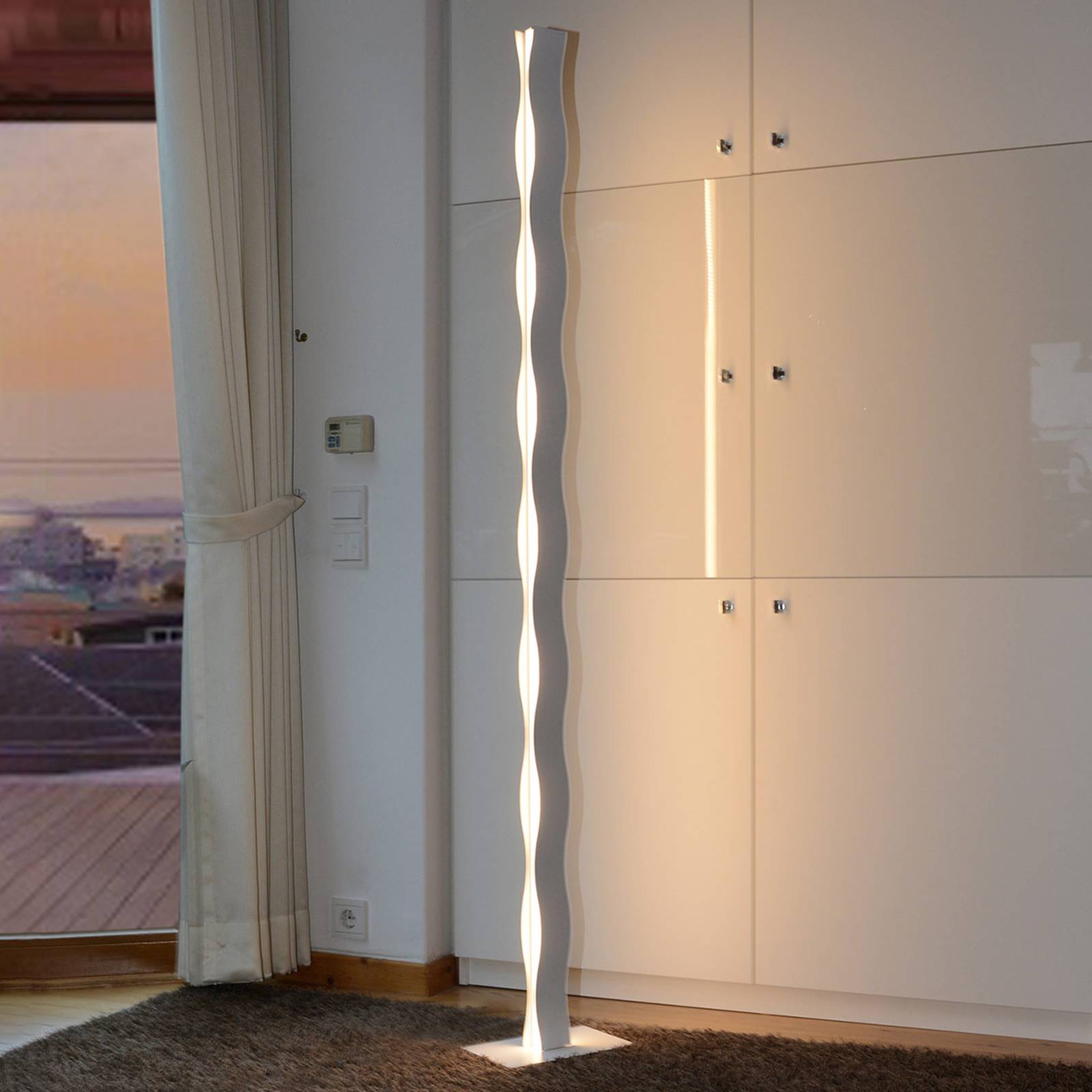 LED-Stehleuchte Wave weiß LED-Stehleuchte Wave weiß von Eco-Light