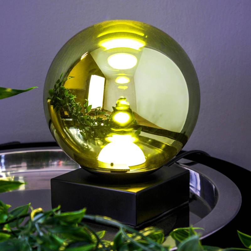 LED-Tischleuchte Altaïr, grün, Höhe 18 cm, Glas, 3.000 K von Eco-Light