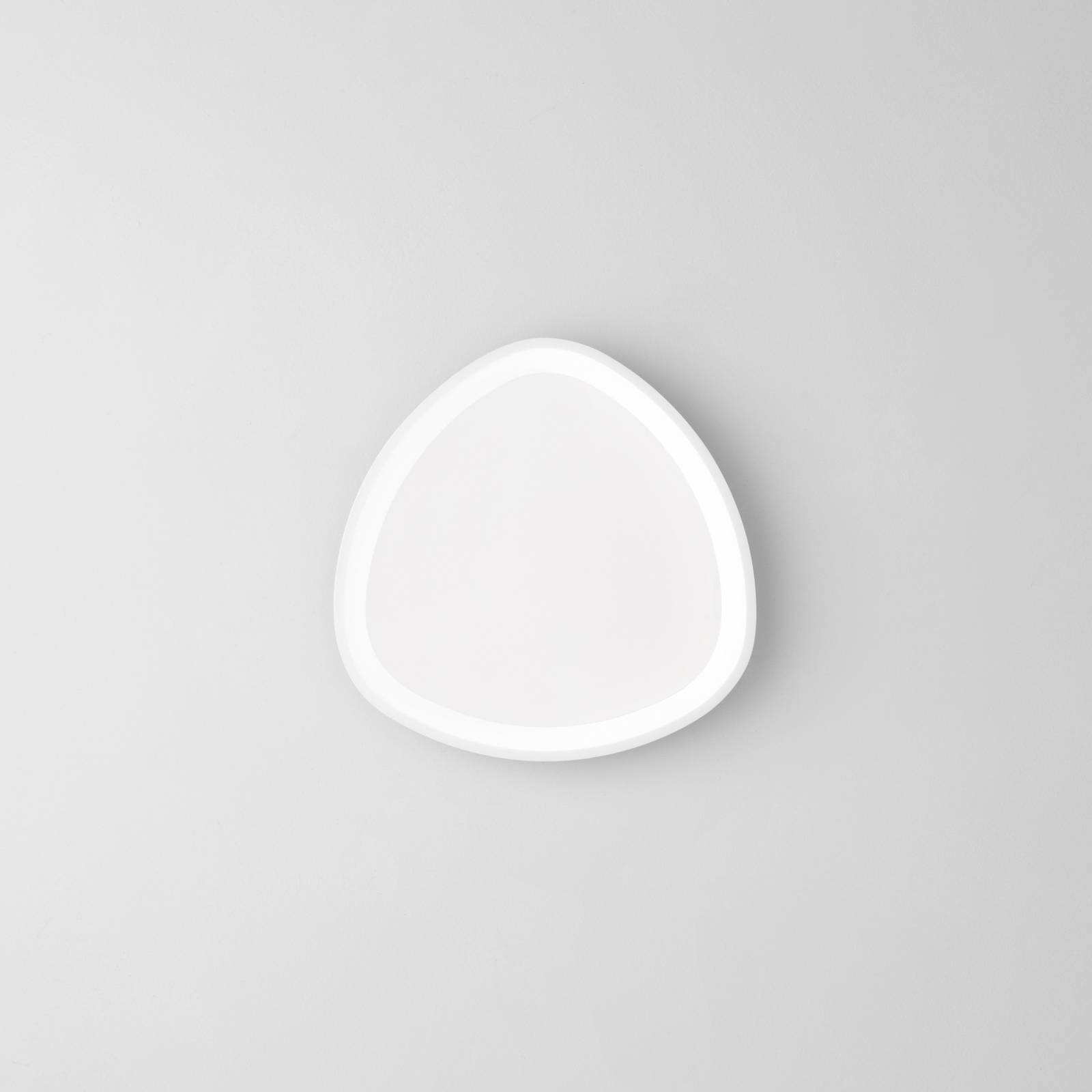 LED-Wandleuchte Bezi, weiß, Ø 45 cm, Aluminium, dim., CCT von Eco-Light