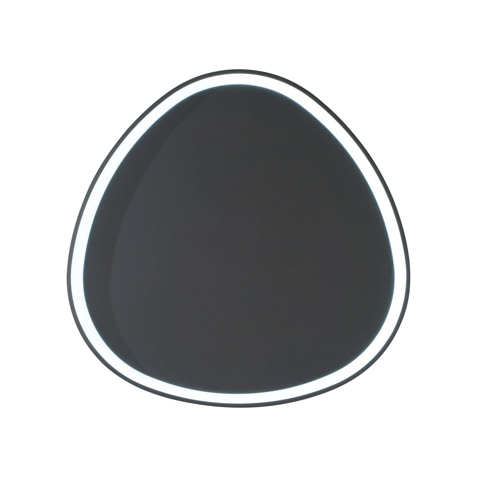 LED-Wandleuchte Klapton, schwarz, Ø 85 cm, Aluminium, CCT von Eco-Light