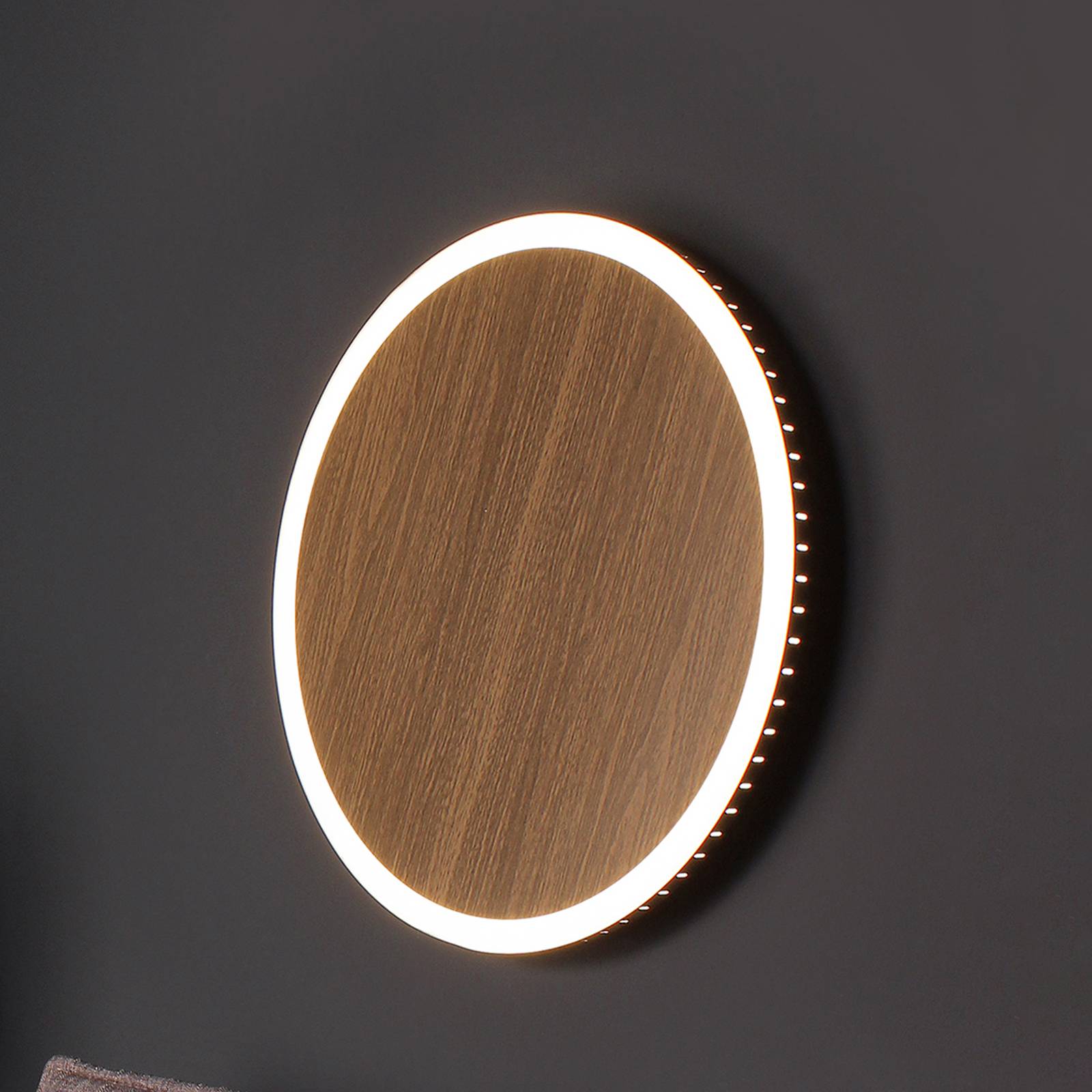 LED-Wandleuchte Morton 3-Step-dim Holzoptik 50 cm LED-Wandleuchte Morton 3-Step-dim Holzoptik 50 cm von Eco-Light