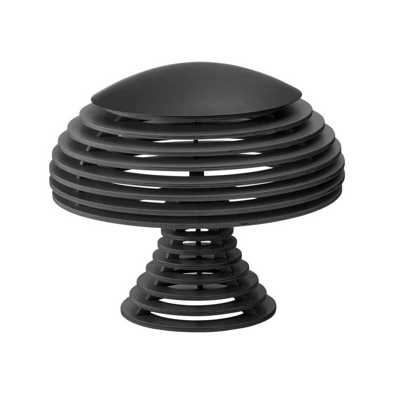 Tischleuchte Twist, Buche, schwarz, 34,6 cm von Eco-Light