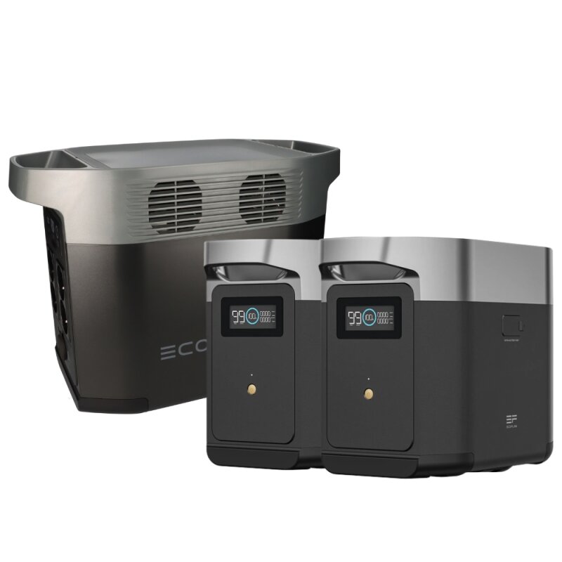 EcoFlow DELTA 2 Powerstation und 2x DELTA 2 Extra Batterie EcoFlow DELTA 2 Powerstation und 2x DELTA 2 Extra Batterie von EcoFlow