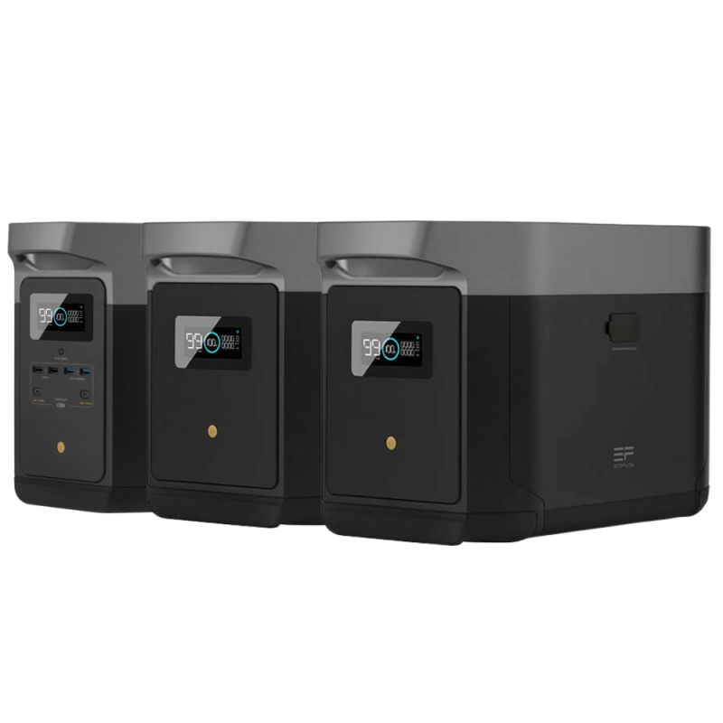 EcoFlow Delta Max 2000 Powerstation + 2x Smart Extra Battery von EcoFlow
