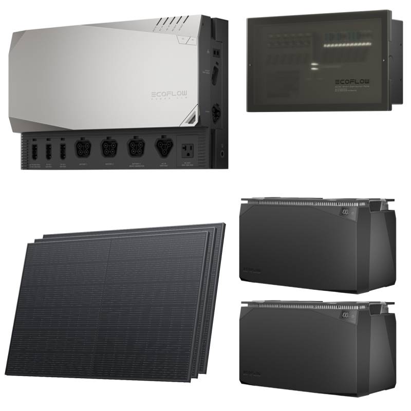 EcoFlow Prepared Kit mit 10,24kWh Power Kit und 1200W Solarpanels von EcoFlow