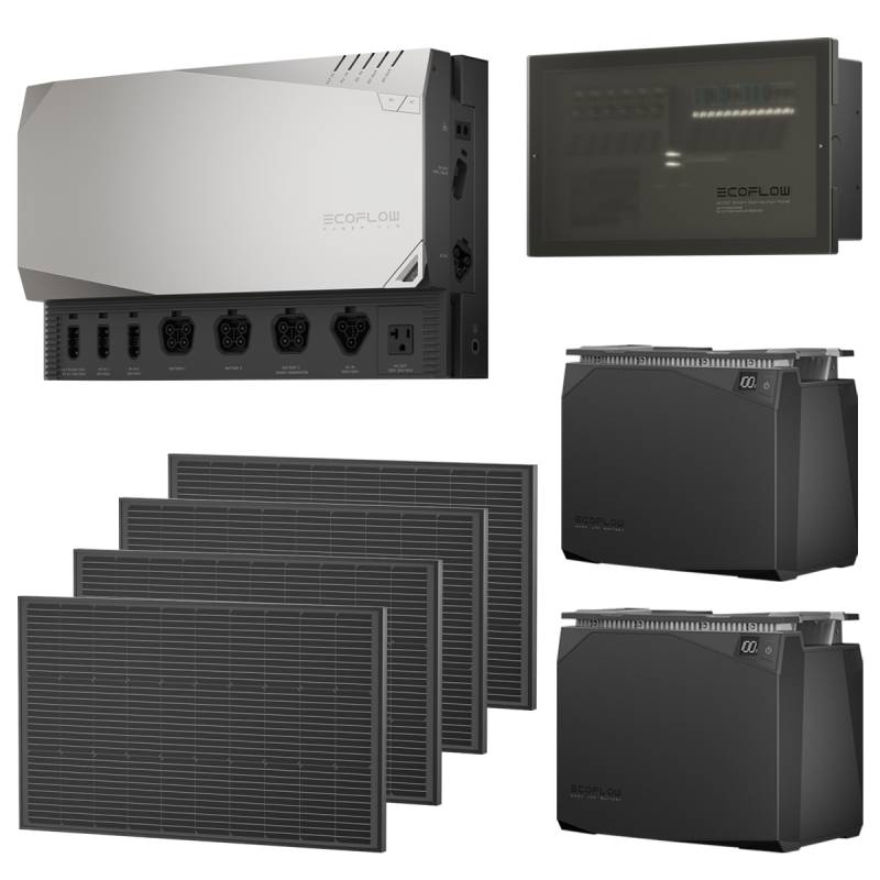 EcoFlow Prepared Kit mit 4kWh Power Kit und 400W Solarpanels von EcoFlow