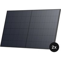 EcoFlow Rigid Solar Panel - Balkonkraftwerk ohne Halterungen (2x 520W) - Schwarz von EcoFlow