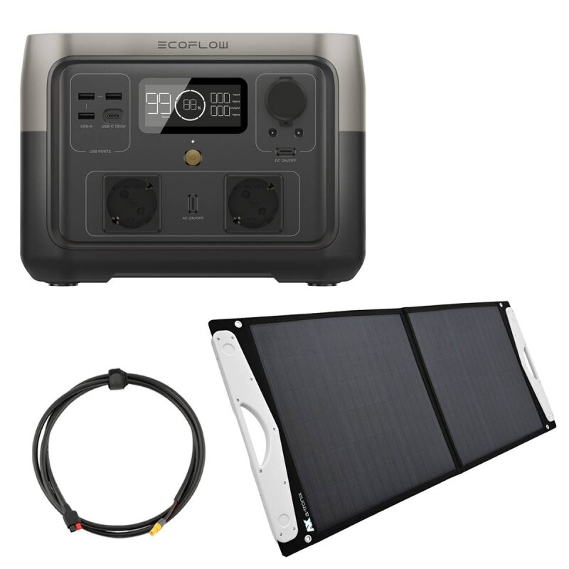 EcoFlow River 2 MAX Powerstation + 100W Solarpanel EcoFlow River 2 MAX Powerstation + 100W Solarpanel von EcoFlow