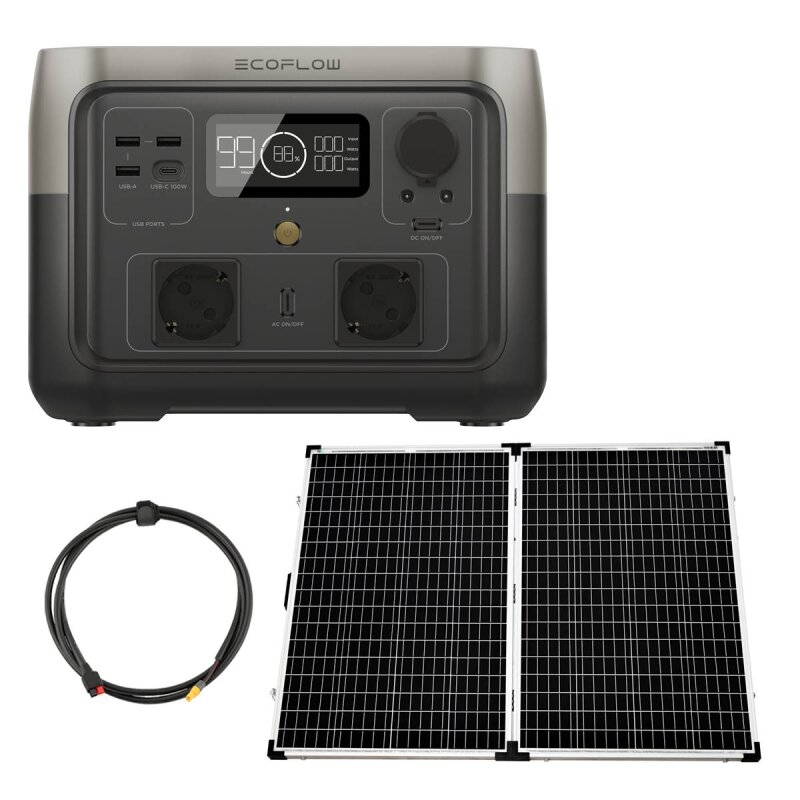 EcoFlow River 2 MAX Powerstation + 270W Solarkoffer EcoFlow River 2 MAX Powerstation + 270W Solarkoffer von EcoFlow