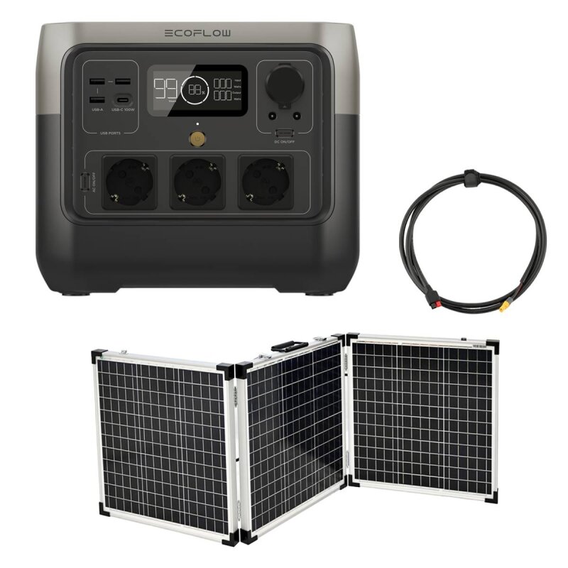 EcoFlow River 2 Pro Portable Powerstation + 150W Solarkoffer von EcoFlow