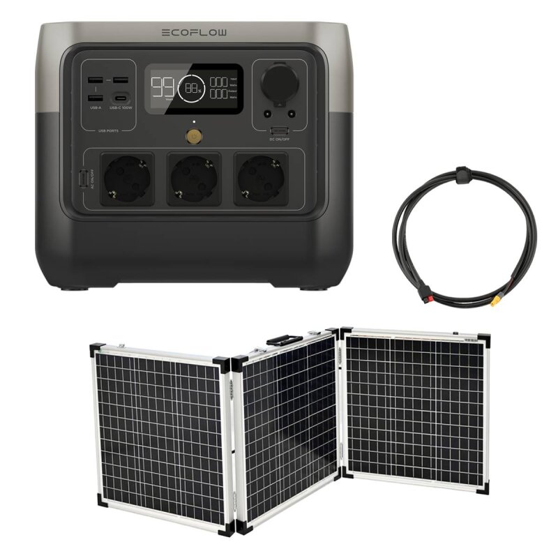 EcoFlow River 2 Pro Portable Powerstation + 150W Solarkoffer EcoFlow River 2 Pro Portable Powerstation + 150W Solarkoffer von EcoFlow