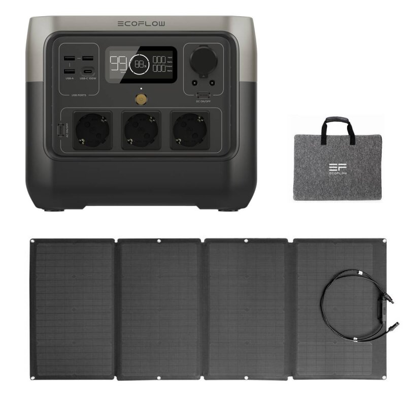 EcoFlow River 2 Pro Portable Powerstation + 160W Solarpanel von EcoFlow