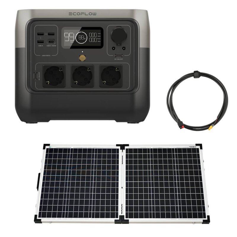 EcoFlow River 2 Pro Portable Powerstation + 270W Solarkoffer von EcoFlow