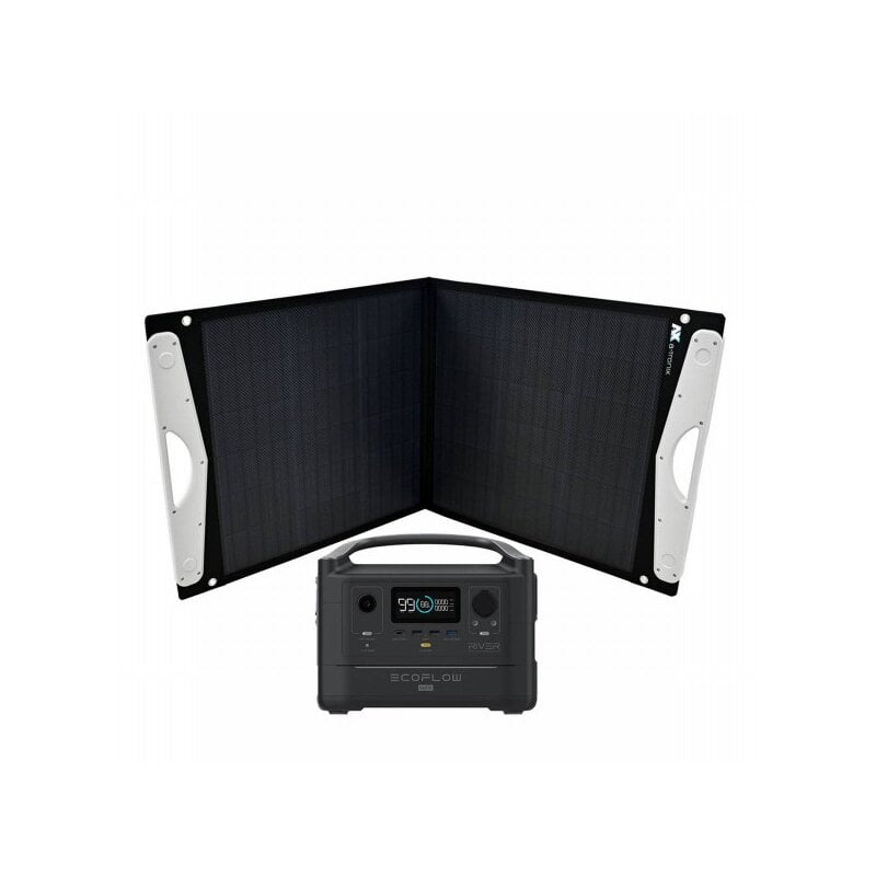 Ecoflow River Max 576Wh Powerstation + Solar Bag Vario 100W von EcoFlow