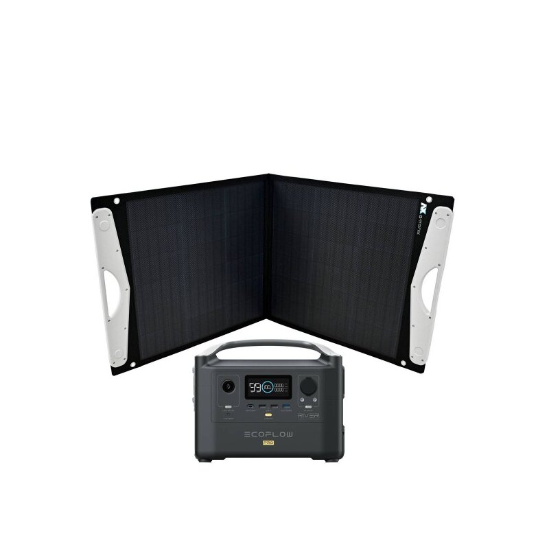 Ecoflow River Pro 720Wh Powerstation + Solar Bag Vario 100W von EcoFlow