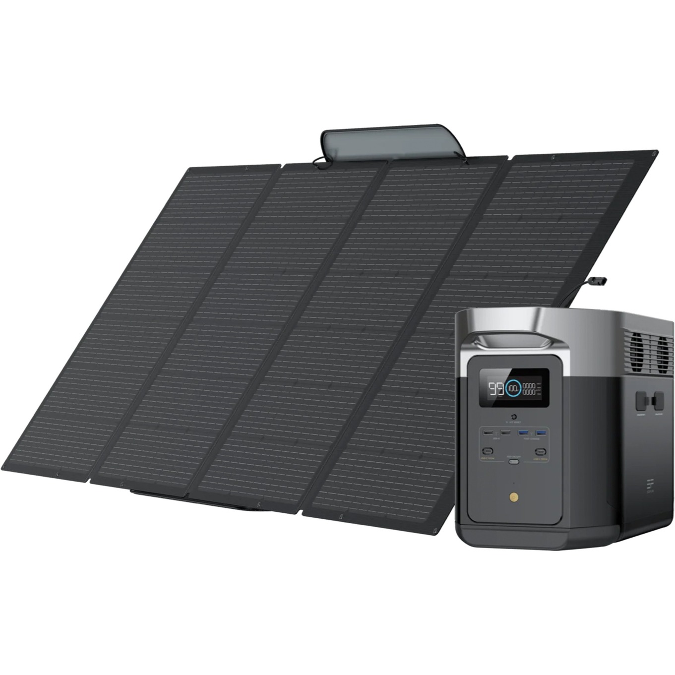 Starterset Solarpanel 400W + Powerstation Delta Max A2.000W von EcoFlow