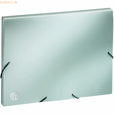 Ecobra Dokumentenbox A4 30mm Silver Shadow Ecobra Dokumentenbox A4 30mm Silver Shadow von Ecobra