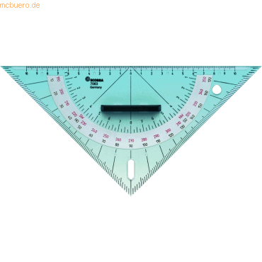 Ecobra Kursdreieck 250mm transparent Ecobra Kursdreieck 250mm transparent von Ecobra