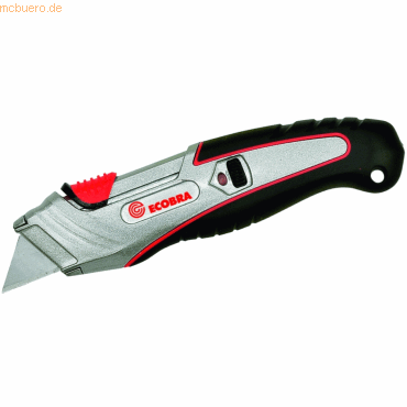 Ecobra Profi-Sicherheits-Cutter Metall silber/schwarz Ecobra Profi-Sicherheits-Cutter Metall silber/schwarz von Ecobra