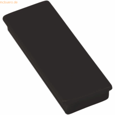 Ecobra Rechteckmagnet Hartferrit Ferrotafel 55,0x22,5x8,5mm schwarz VE von Ecobra