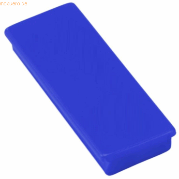 Ecobra Rechteckmagnet Neodym Ferrotafel 55,0x22,5x8,5mm blau VE=5 Stüc von Ecobra