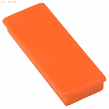 Ecobra Rechteckmagnet Neodym Ferrotafel 55,0x22,5x8,5mm orange VE=5 St von Ecobra
