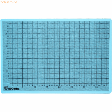 Ecobra Schneidunterlage 90x60cm 3-lagig transparent von Ecobra