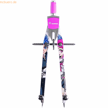 Ecobra Schnellverstellzirkel Serie Manga pink Ecobra Schnellverstellzirkel Serie Manga pink von Ecobra