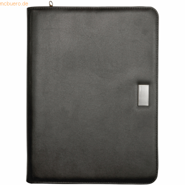 Ecobra Tablet Konferenzmappe Eleganz A4 Kunstleder schwarz von Ecobra