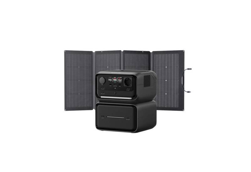 Ecoflow ECOFLOW RIVER 3 Max Plus (River 3 Plus & EB600) Tragbare Powerstation Powerstation, 858 Wh LFP Batterie, bis zu 1 200 W Leistung von Ecoflow