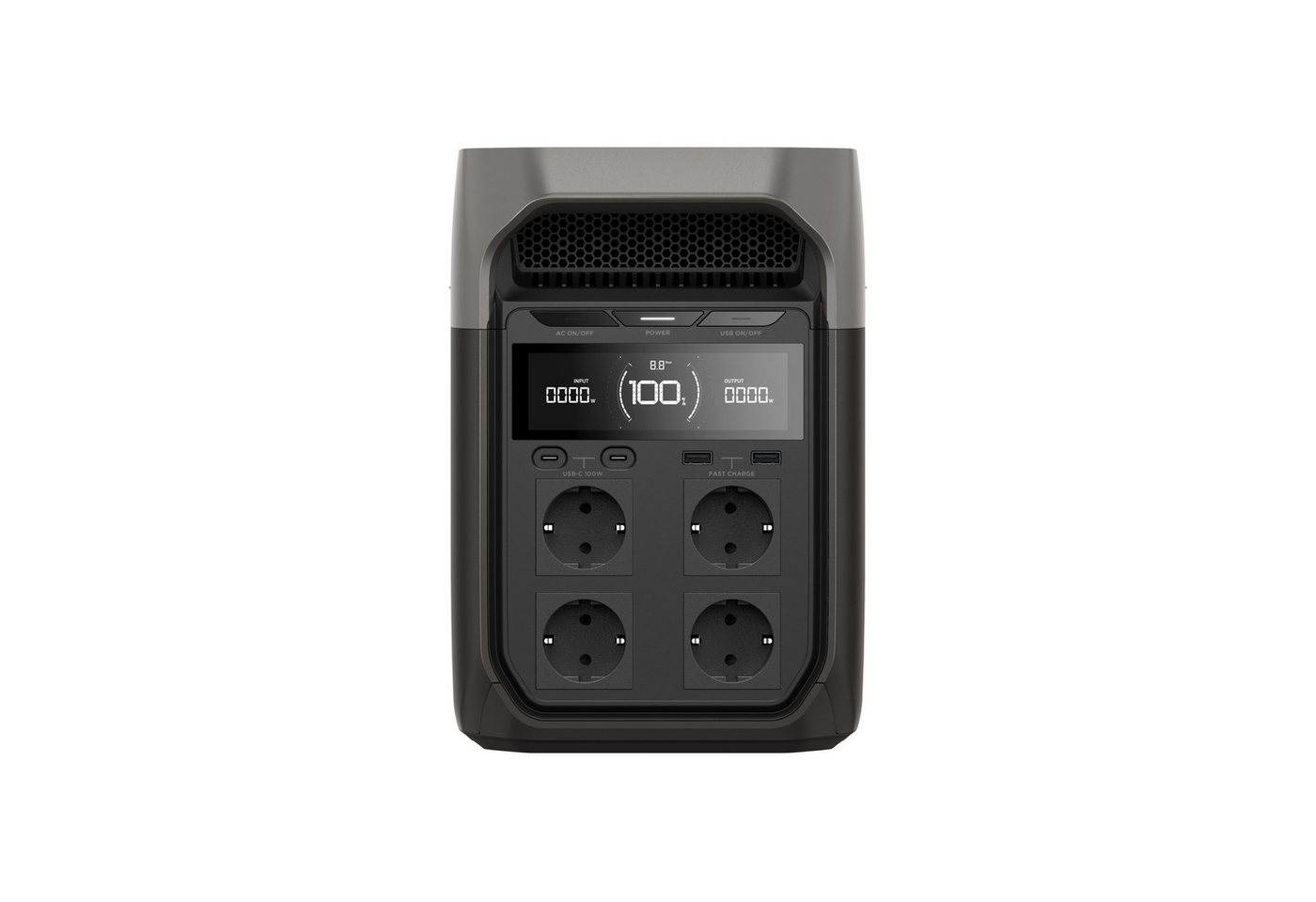 Ecoflow EcoFlow Delta 3 Powerstation Powerstation LiFEPO4 (230 VAC V), Erweiterbare Kapazität von 1 kWh–5 kWh von Ecoflow