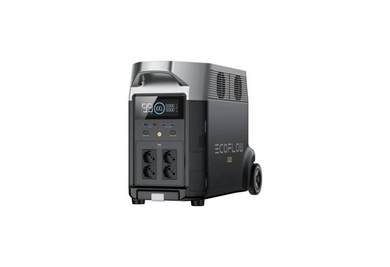Ecoflow EcoFlow Delta Pro Powerstation Powerstation Delta Pro, Mobiler Akku mit Schnelllade- und Smart-Home-Funktion von Ecoflow