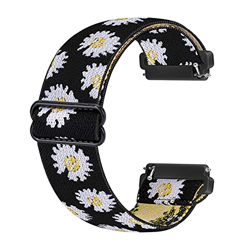 Ecogbd Elastic armband Kompatibel mit Fitbit Versa Armband/Fitbit Versa Lite Armband/Fitbit Versa 2 Armband, Weiches Nylon Sportuhrarmband f眉r Frauen M盲nner(Blume) Ecogbd Elastic armband Kompatibel mit Fitbit Versa Armband/Fitbit Versa Lite Armband/Fitbit Versa 2 Armband, Weiches Nylon Sportuhrarmband f眉r Frauen M盲nner(Blume) von Ecogbd