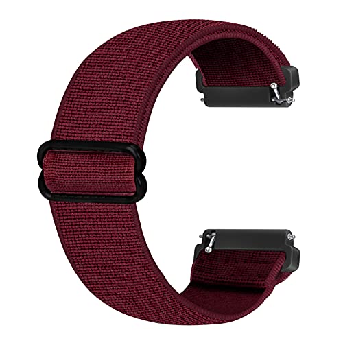 Ecogbd Elastic Ersatzarmband Kompatibel mit Fitbit Versa Armband/Fitbit Versa Lite Armband/Fitbit Versa 2 Armband, Weiches Nylon Sportuhrarmband für Frauen Männer von Ecogbd