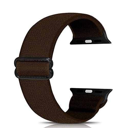 Ecogbd Elastic Ersatzarmband kompatibel mit Apple Watch Armband 38mm 40mm 41mm 42mm 44mm 45mm 49mm, weiches Nylon armband kompatibel mit iWatch Serie 9,8,7,6,5,4,3,2,1,SE von Ecogbd