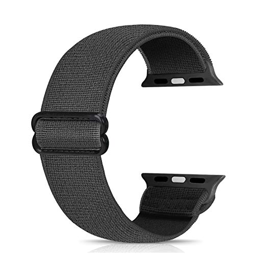 Ecogbd Elastic Ersatzarmband kompatibel mit Apple Watch Armband 38mm 40mm 41mm 42mm 44mm 45mm 49mm, weiches Nylon armband kompatibel mit iWatch Serie 9,8,7,6,5,4,3,2,1,SE von Ecogbd