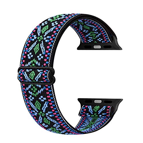 Ecogbd Elastic Ersatzarmband kompatibel mit Apple Watch Armband 38mm 40mm 41mm 42mm 44mm 45mm 49mm, weiches Nylon armband kompatibel mit iWatch Serie 9,8,7,6,5,4,3,2,1,SE Ecogbd Elastic Ersatzarmband kompatibel mit Apple Watch Armband 38mm 40mm 41mm 42mm 44mm 45mm 49mm, weiches Nylon armband kompatibel mit iWatch Serie 9,8,7,6,5,4,3,2,1,SE von Ecogbd