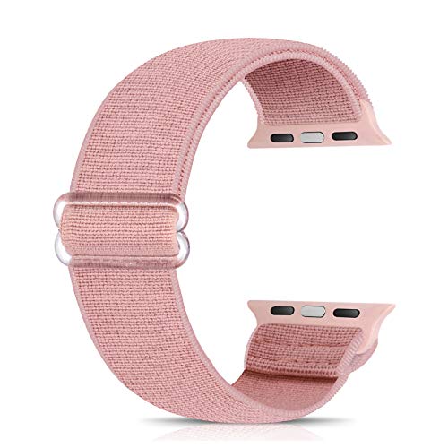 Ecogbd Elastic Ersatzarmband kompatibel mit Apple Watch Armband 38mm 40mm 41mm 42mm 44mm 45mm 49mm, weiches Nylon armband kompatibel mit iWatch Serie 9,8,7,6,5,4,3,2,1,SE von Ecogbd