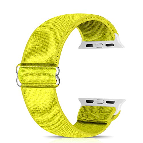 Ecogbd Elastic Ersatzarmband kompatibel mit Apple Watch Armband 38mm 40mm 41mm 42mm 44mm 45mm 49mm, weiches Nylon armband kompatibel mit iWatch Serie 9,8,7,6,5,4,3,2,1,SE von Ecogbd