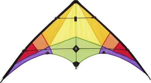 Ecoline Sport-Lenkdrachen Rookie Rainbow Spannweite (Details) 1200mm Windstärken-Eignung 3 - 5 bft von Ecoline