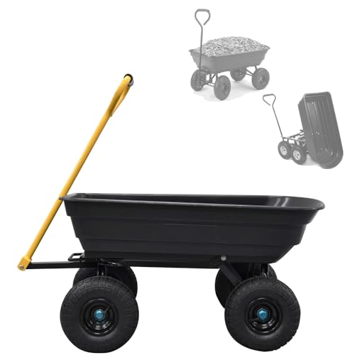 Bollerwagen für den Garten, klappbar, Tragkraft 180 kg, Schubkarre, Gartenwagen, Handanhänger Bollerwagen für den Garten, klappbar, Tragkraft 180 kg, Schubkarre, Gartenwagen, Handanhänger von ECOVELO