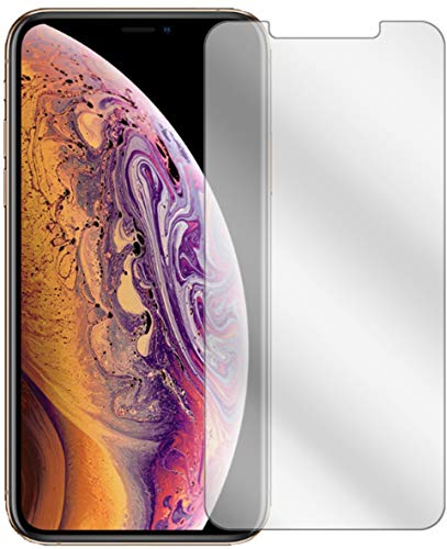 Ecultor I 2X Schutzfolie kompatibel mit Apple iPhone XS Displayschutz-Folie Klar (bewusst Kleiner als das Glas, da Dieses gewölbt ist) von Ecultor