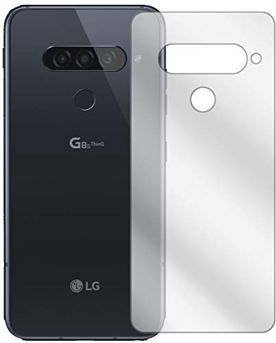 Ecultor I 2X Schutzfolie kompatibel mit LG G8s ThinQ Rückseite Displayschutz-Folie Klar (bewusst Kleiner als das Glas, da Dieses gewölbt ist) von Ecultor