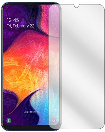 Ecultor I 2X Schutzfolie kompatibel mit Samsung Galaxy A50 Displayschutz-Folie Klar (bewusst Kleiner als das Glas, da Dieses gewölbt ist) von Ecultor