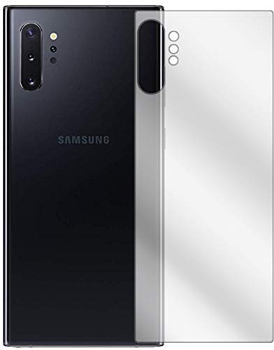 Ecultor I 3X Schutzfolie kompatibel mit Samsung Galaxy Note 10 Plus Rückseite Displayschutz-Folie Klar (bewusst Kleiner als das Glas, da Dieses gewölbt ist) von Ecultor