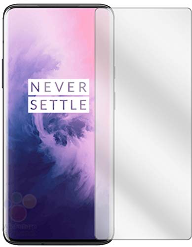 Ecultor I 5X Schutzfolie kompatibel mit OnePlus 7T Pro McLaren Edition Displayschutz-Folie Klar (bewusst Kleiner als das Glas, da Dieses gewölbt ist) von Ecultor