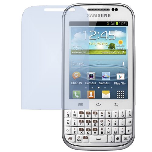 Ecultor I 6X Schutzfolie klar kompatibel mit Samsung Galaxy Chat B5330 Folie Displayschutzfolie von Ecultor