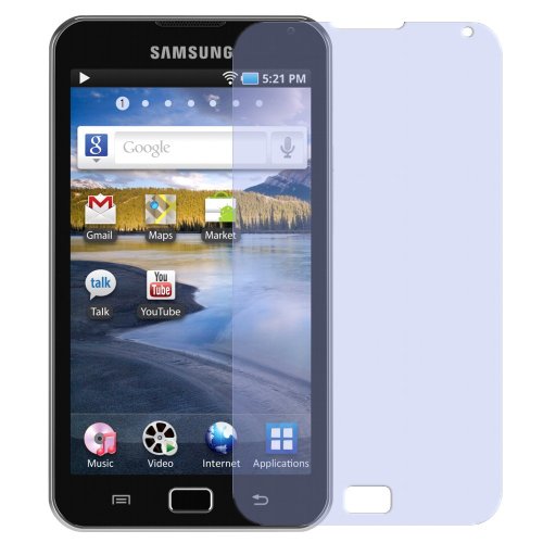 Ecultor I 6X Schutzfolie klar kompatibel mit Samsung Galaxy S WiFi 5.0 Folie Displayschutzfolie von Ecultor