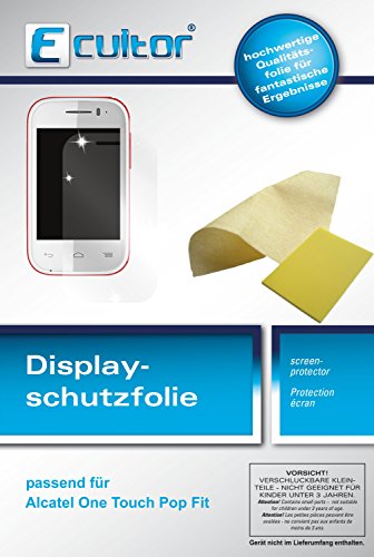 Ecultor I 6x Schutzfolie klar passend für Alcatel OneTouch Pop Fit Folie Displayschutzfolie Ecultor I 6x Schutzfolie klar passend für Alcatel OneTouch Pop Fit Folie Displayschutzfolie von Ecultor