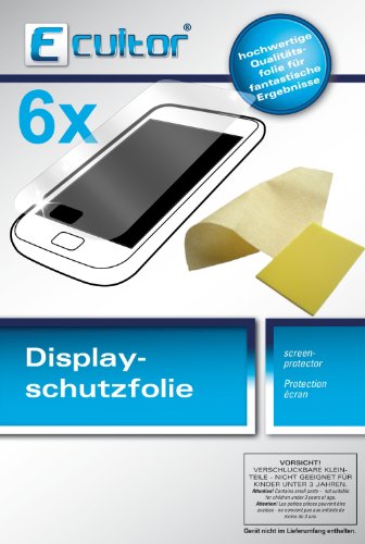 Ecultor I 6x Schutzfolie klar passend für Alcatel OneTouch Pop S7 Folie Displayschutzfolie Ecultor I 6x Schutzfolie klar passend für Alcatel OneTouch Pop S7 Folie Displayschutzfolie von Ecultor